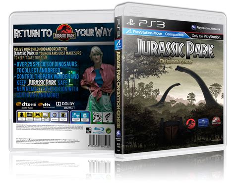 Jurassic Park Operation Genesis 3d Cover Art By Kingza123
