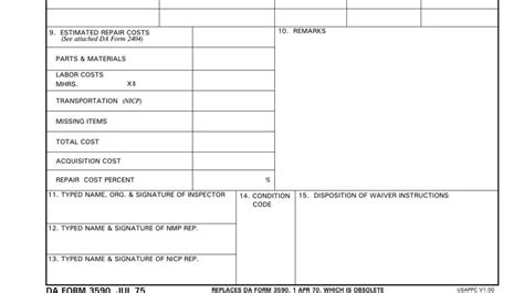 Da Form 3590 ≡ Fill Out Printable Pdf Forms Online