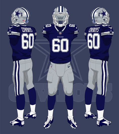 Dallas Cowboys Uniforms By Coachfieldsofnola On Deviantart