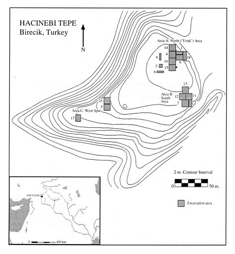 Site Topo Map Hacinebi Turkey Mid000042 American Society Of