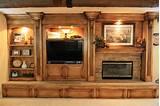 Alexandria 60 low profile tv stand, black finish by crosley (22) $365$500. Burnished Wood Entertainment Center | Custom Cabinets ...