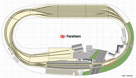 Fareham Model Railway Track Plan Model Railway Track Plans Model