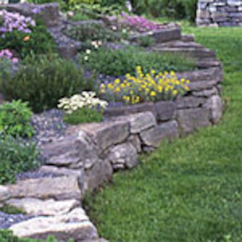 Build Your Own Rock Wall For The Garden Canadian Living