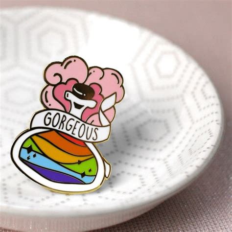 Bisexual Pride Pin Gay Lapel Pin Bisexual Flag Pin Heart Etsy Uk