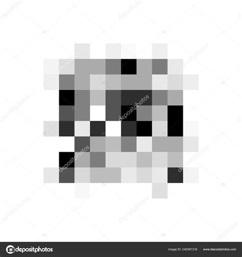 Pixel Censored Signs Black Censor Bar Concept Censorship Rectangle