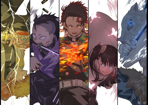 Demon Slayer Wallpaper All Characters Anime Wallpaper Hd