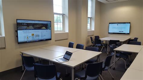 technology enabled active learning classroom layout  diamond