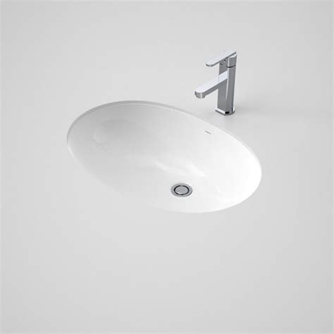 Caroma Caravelle Under Counter Vanity Basin White Spigot And More
