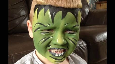 Halloween Face Painting Ideas Hulk Face Painting Monster Face Painting