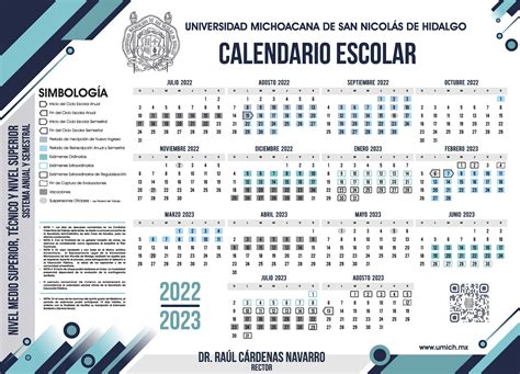 Calendario Escolar Nivel Medio Superior 2022 2023