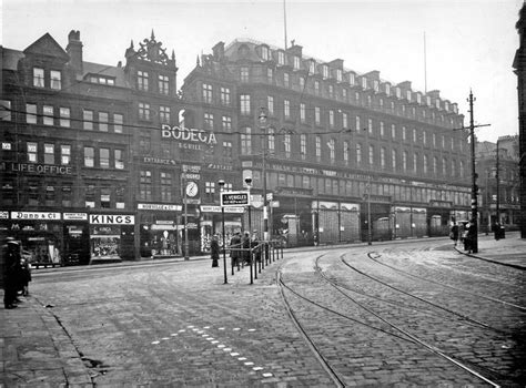 High Street Sheffield Uk 1920 Every Building In The Photo Was Lost