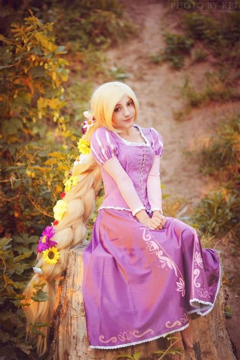 Disney Tangled Princess Rapunzel Adult Cosplay Costume Hot Sex Picture