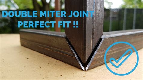 Double Miter Corner Joint How To Youtube