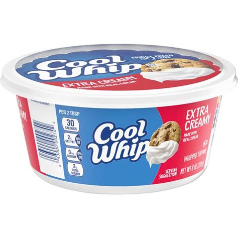 Kraft Cool Whip Extra Creamy Whipped Topping Hy Vee Aisles Online Grocery Shopping