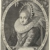 Portret van Louise Juliana van Oranje-Nassau, Crispijn van de Passe (I ...
