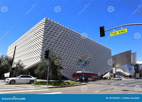 The Broad Contemporary Art Museum On Grand Avenue In Downtown Los