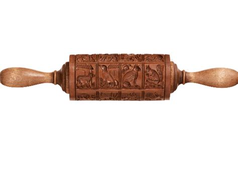 Animal Menagerie Springerle Rolling Pin By House On The Hill M1555