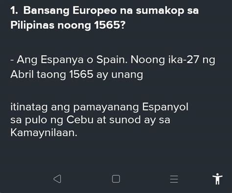 Bansang Europa Na Sumakop Sa Pilipinas Noong 1565 Brainlyph