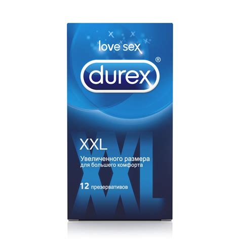 Презервативы увеличенного размера Durex Xxl №12