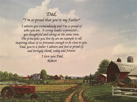 Ts For Dad T For Father Farmer Dad Farm Barn T Etsy