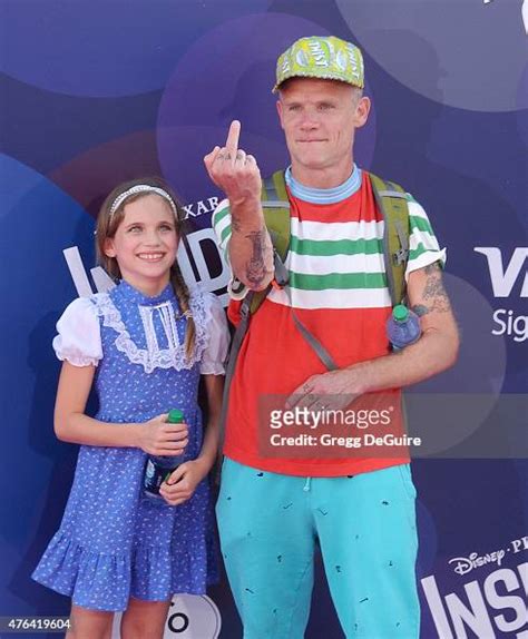Musician Flea And Daughter Sunny Bebop Balzary Arrive At The Los
