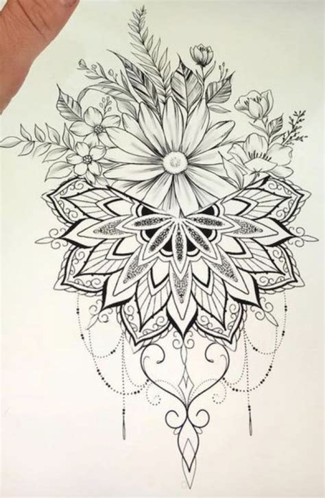 Pin By Felicia Breault On Tattoos Mandala Hip Tattoo Mandala Flower