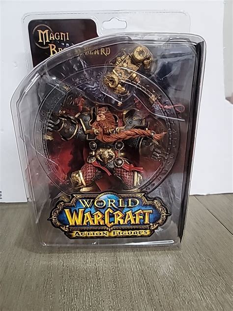 World Of Warcraft Magni Bronzebeard Action Figure Series 6 New Sealed