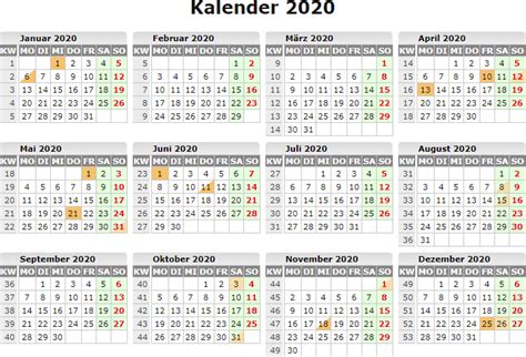 Einige feiertage im kalender 2021 sind nicht bundeseinheitlich geregelt und gelten nur in bestimmten bundesländer. Kalender 2020 | 2018 Calendar printable for Free Download ...