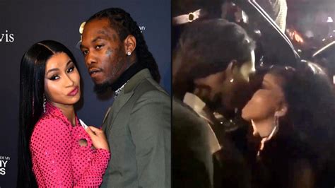 Cardi B Kisses Offset At Her Birthday Party One Month After Filing For