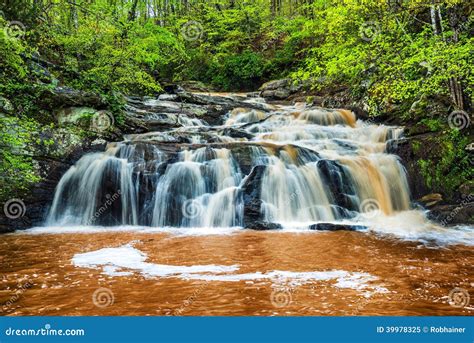 Rushing Waterfall In Georgia Mountains Stock Image Image Of Atlanta
