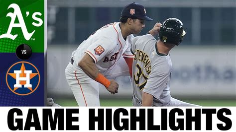 As Vs Astros Game Highlights 81322 Mlb Highlights Win Big Sports