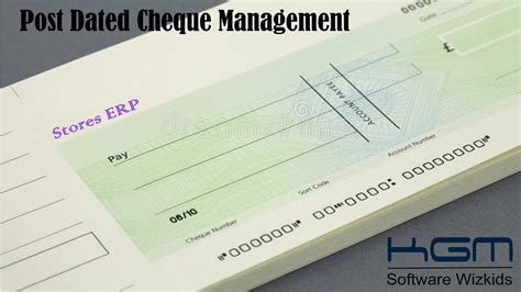 Posting means the recording of a transaction _. Post Dated Cheque Management in StoresERP by KGM Softwares ...