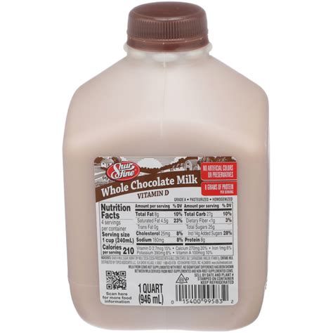 Whole Chocolate Milk Smartlabel™