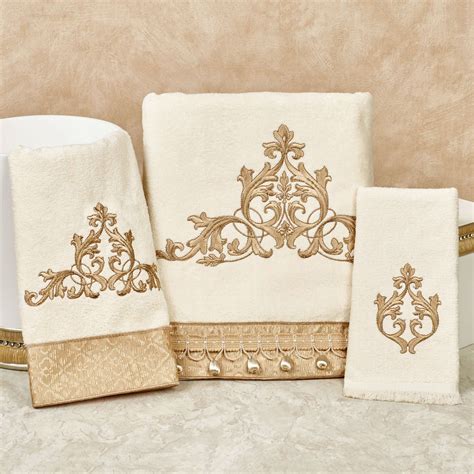 Monaco Embroidered Bath Towel Set