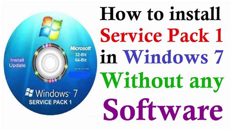 How To Install Service Pack 1 In Windows 7 Without Any Software