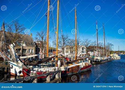 Vintage Dutch Sailing Barges Editorial Stock Image Image Of Harbor