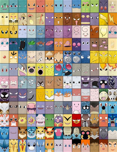 The Original 151 All Pokemon Complete Buy The Poster He Flickr