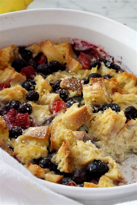 Mixed Berry Bread Pudding Pallet And Pantry