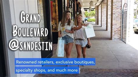 Grand Boulevard Sandestin Offers Shopping Dining Hotels And More Youtube
