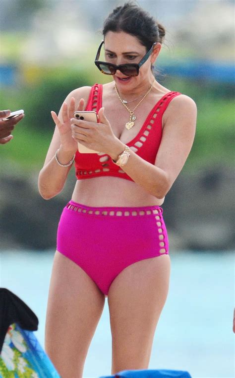 Lauren Silverman In Bikini At The Rascals Waterpark In Barbados