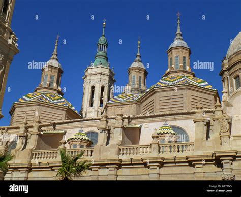 Breathtaking Decorated Domes Of Cathedral Basilica Of Our Lady Of The