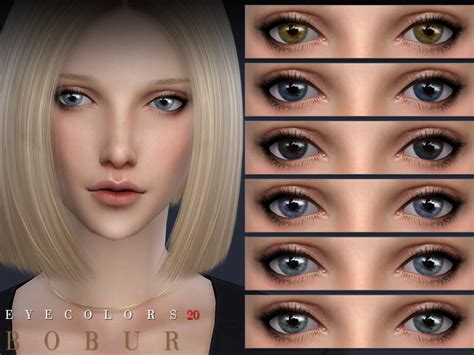 The Sims Resource Bobur Eyecolors 20
