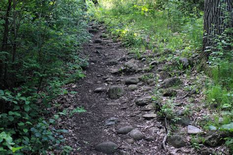 Rocky Path At Lapham Peak State Park Wisconsin Image Free Stock