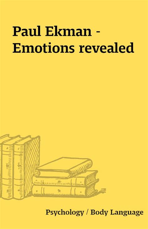 Paul Ekman Emotions Revealed Shareknowledge Central