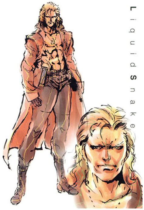 Liquid Snake From Metal Gear Solid Game Art Hq