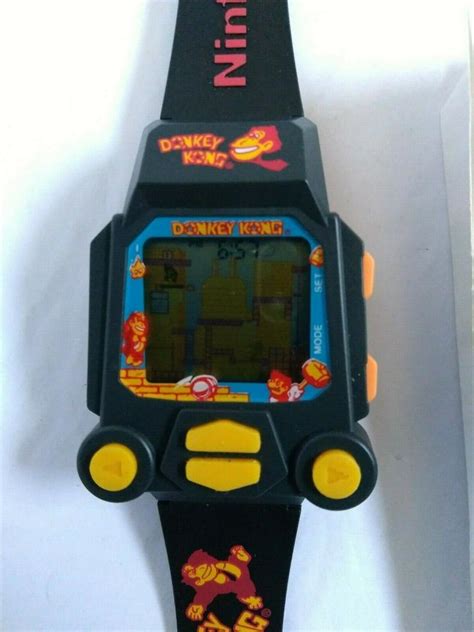 Nintendo Donkey Kong Vintage Wrist Watch Rare New Works 1994 Arcade