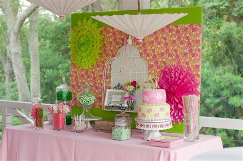 Pretty Lilly Pulitzer Party Decorations First Birthday Party Themes