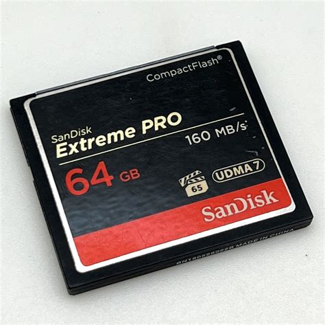Sandisk Extreme Pro 64gb Compact Flash Memory Card Udma 7 Speed Up To