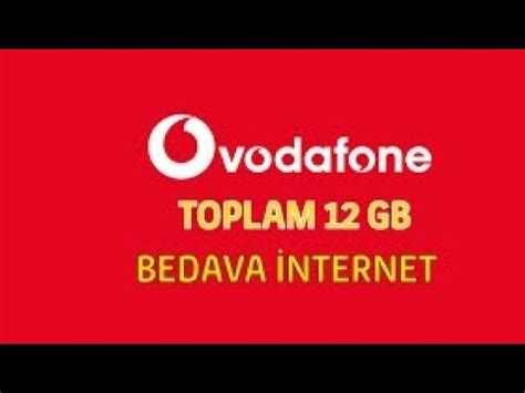 Vodafone 12GB Bedava İnternet Kazanma YouTube