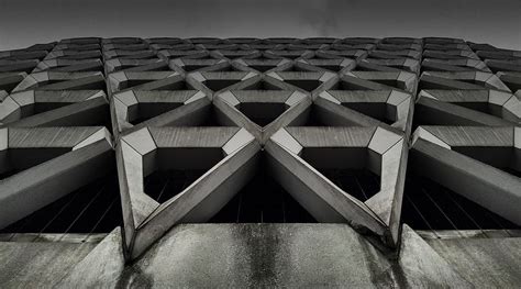 Hd Wallpaper Gray Concrete Building Architecture Abstract